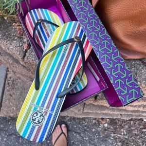 Tory Burch size 9 flip flops